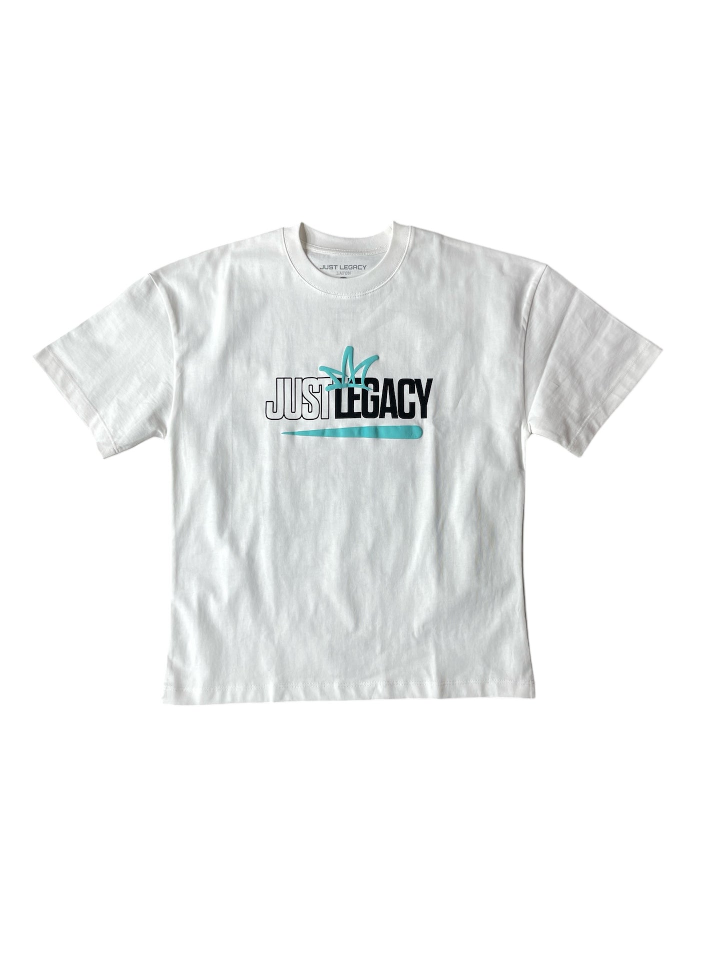Green "Graffiti" T Shirt (White)