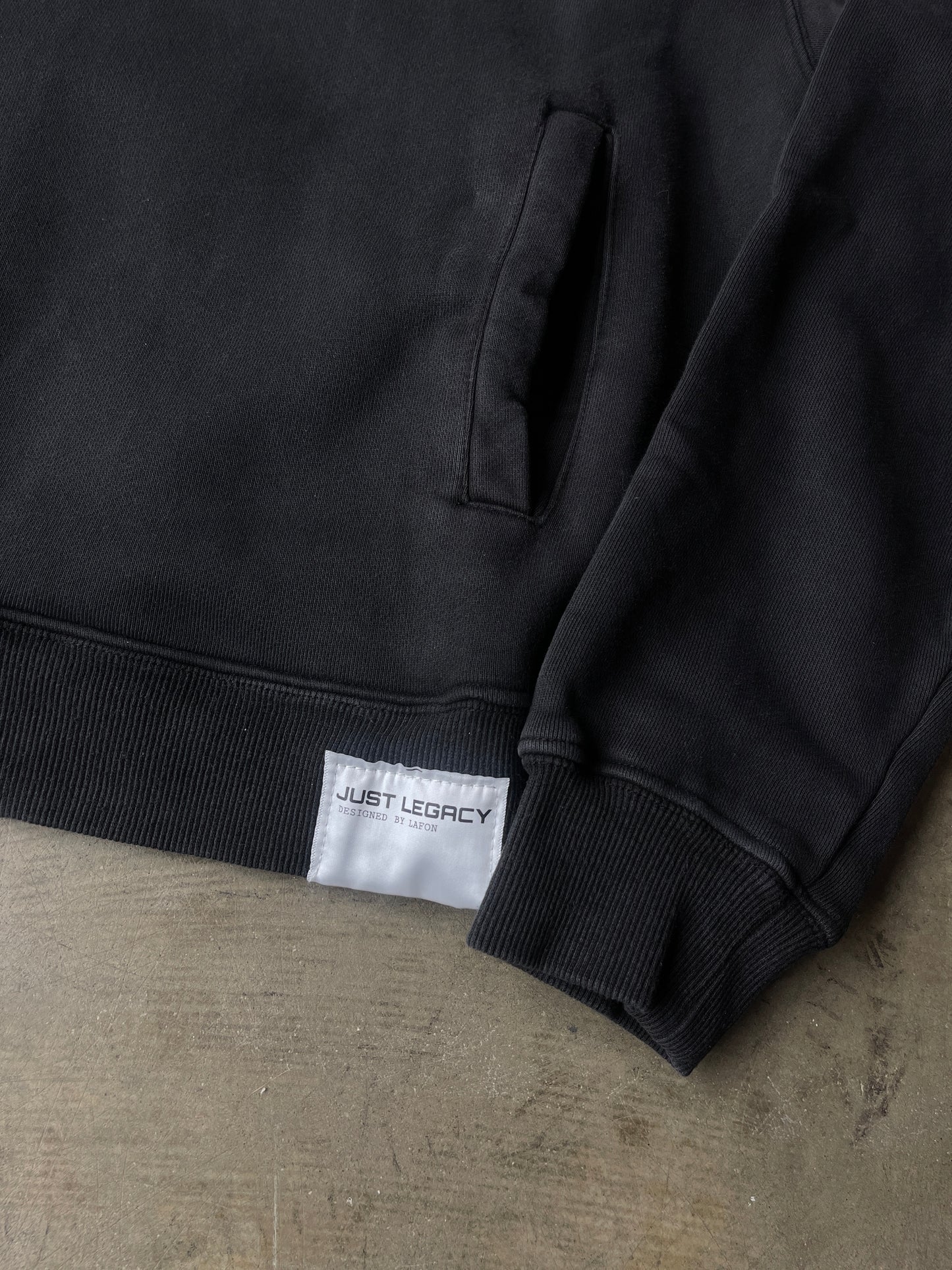 Essential Hoodie (Charcoal Black)