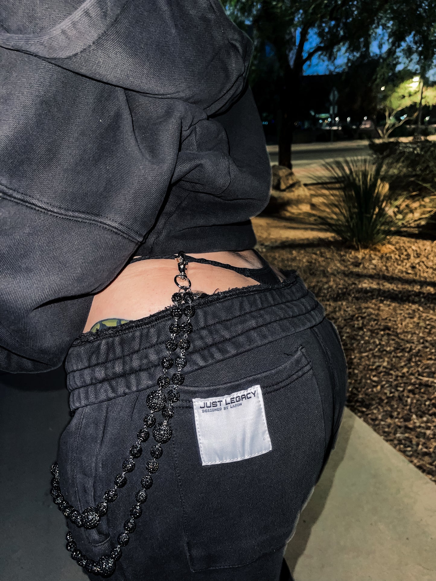 Essential Sweatpants(Charcoal Black)