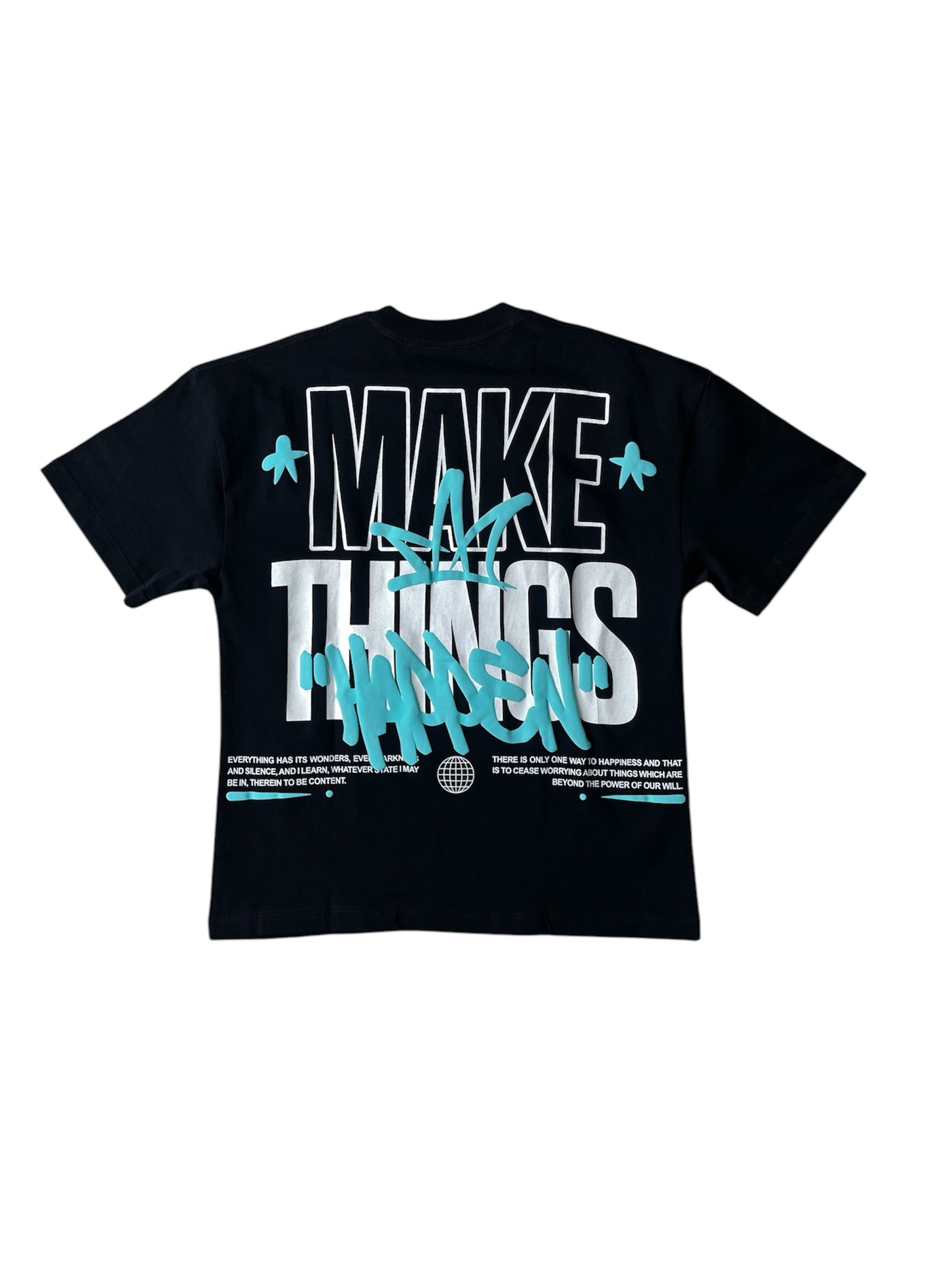 Green Graffiti T Shirt (Black)