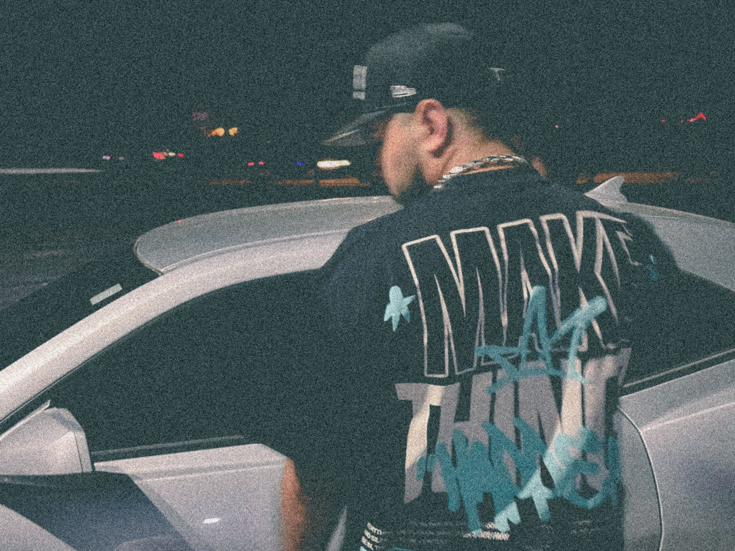 Green Graffiti T Shirt (Black)