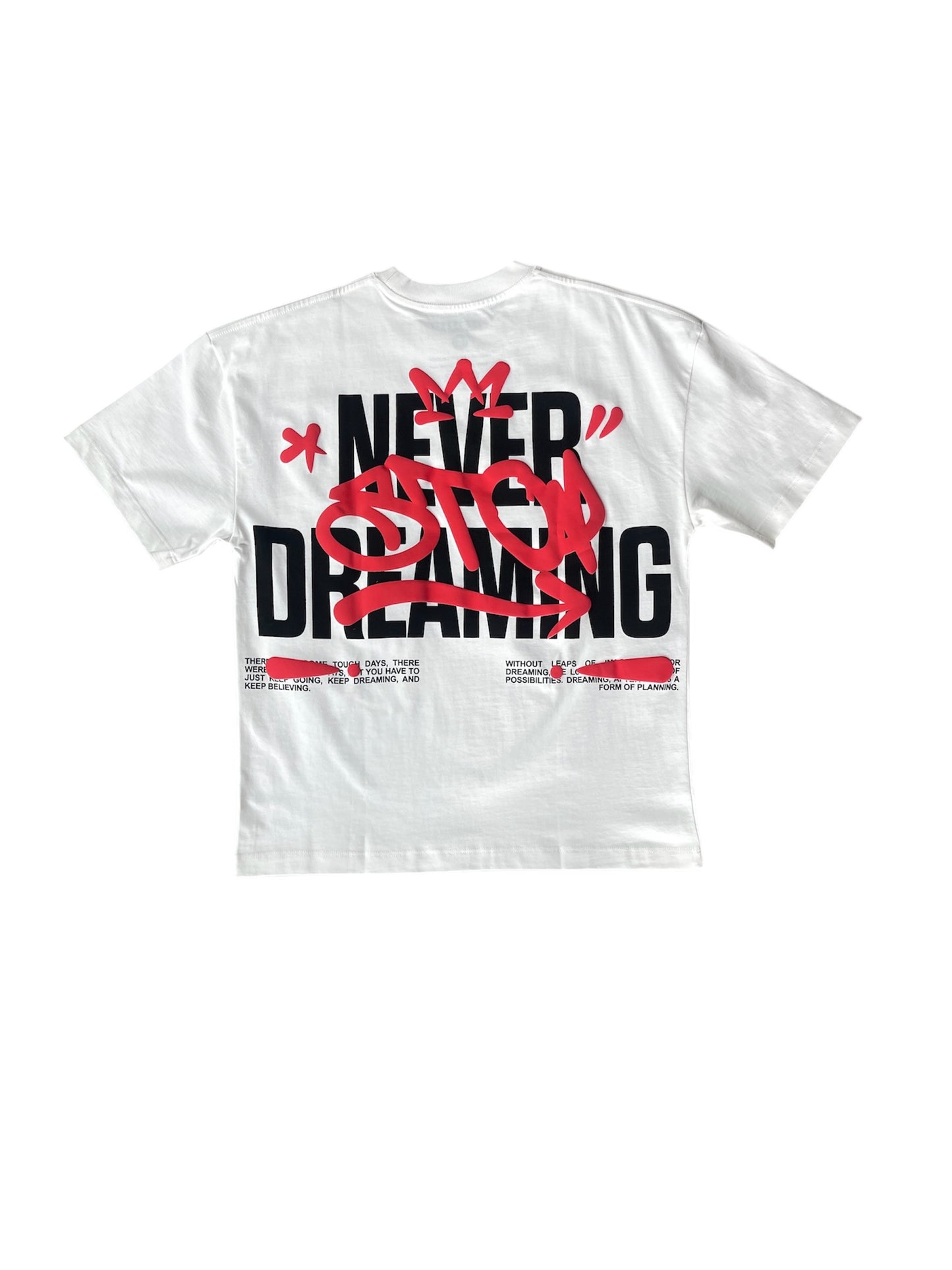 Red Graffiti T Shirt (White)