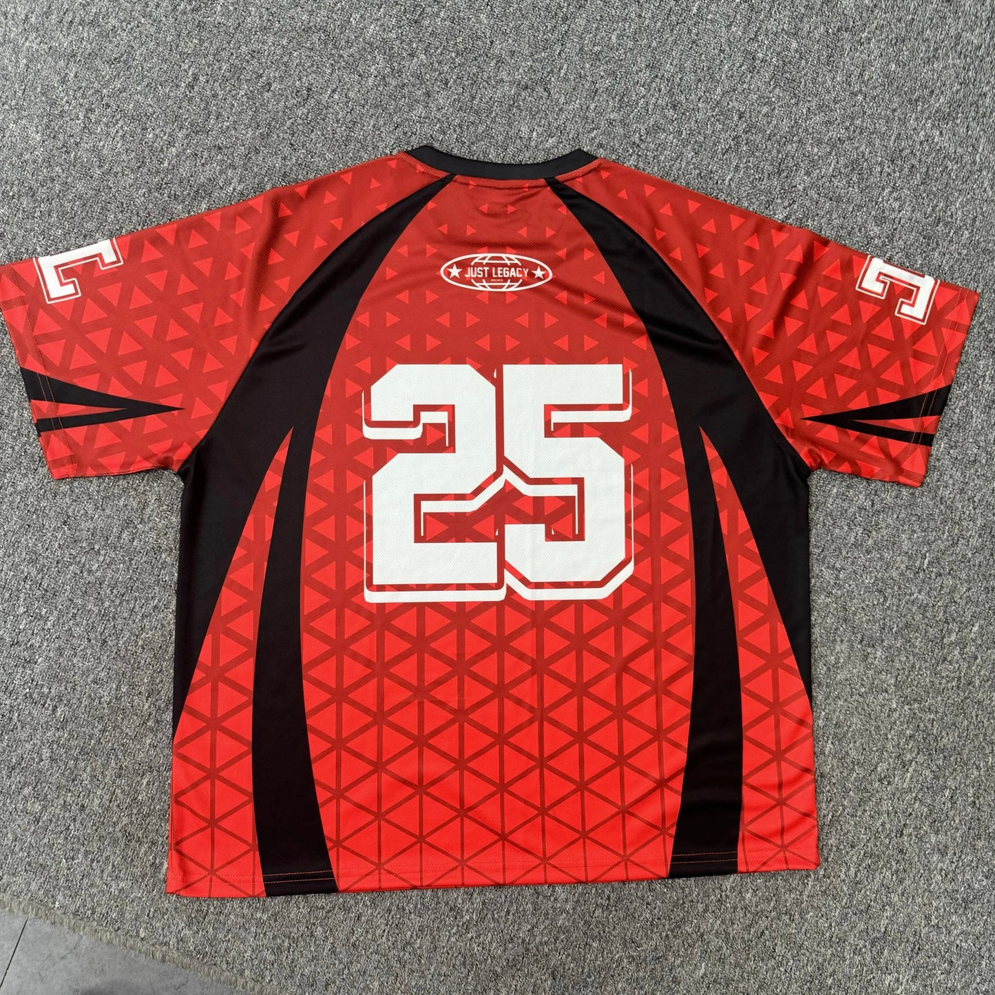1 Soccer Jersey (Red/Black)